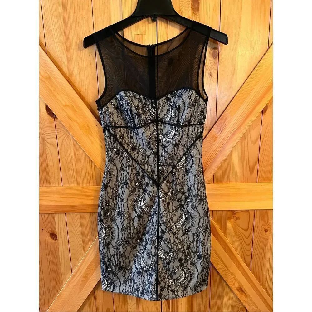 Halston Heritage Sheath Party Cocktail Dress S NEW $395 (1676)